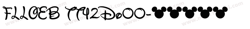 FLLOEB TT42Do00字体转换